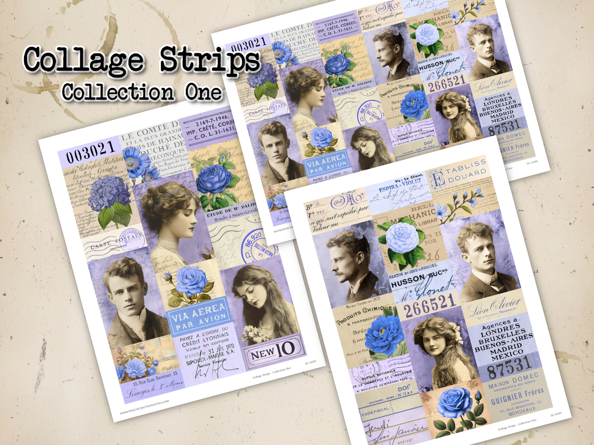 Collage Strips - Collection One - DI-10286 - Digital Download