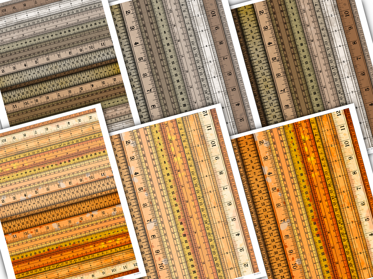 Ruler Collection - Set One - DI-10313 - Digital Download