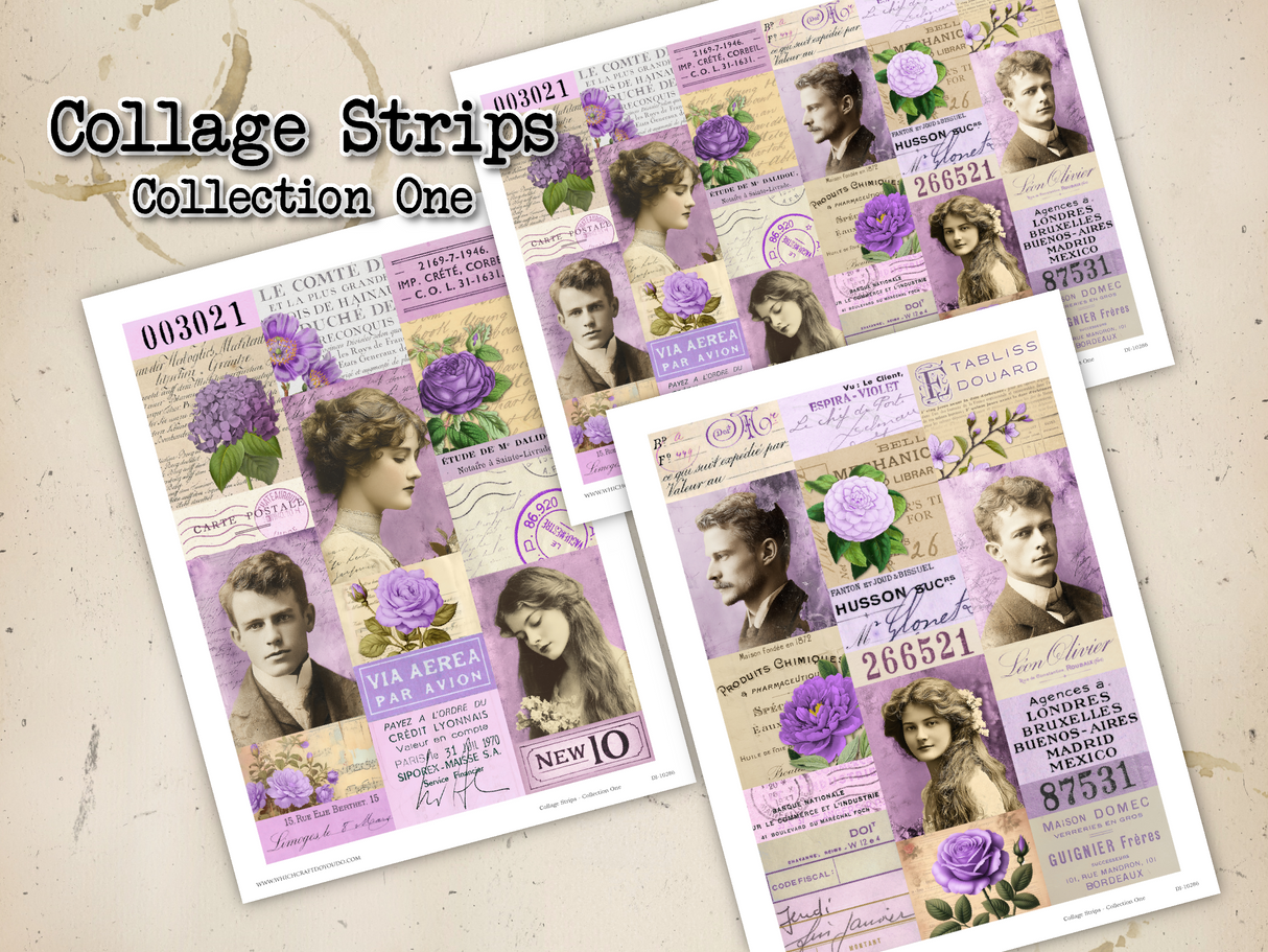 Collage Strips - Collection One - DI-10286 - Digital Download