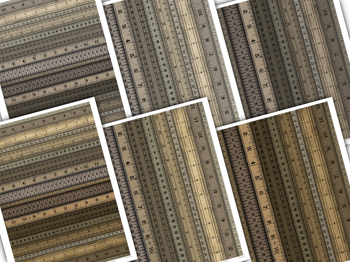 Ruler Collection - Set One - DI-10313 - Digital Download