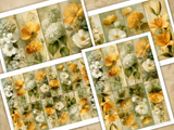 Vintage Flower Strips - Set One - DI-10304 - Digital Download