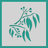 Eucalyptus - Stencil - 150mm x 150mm