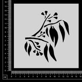 Eucalyptus - Stencil - 150mm x 150mm