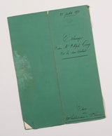 Authentic Antique French 1871 Notaire Document - FD