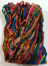 Reclaimed Sari Ribbon Hank - (FF) - Unique