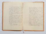 Authentic Antique French 1888 Notaire Document - FF