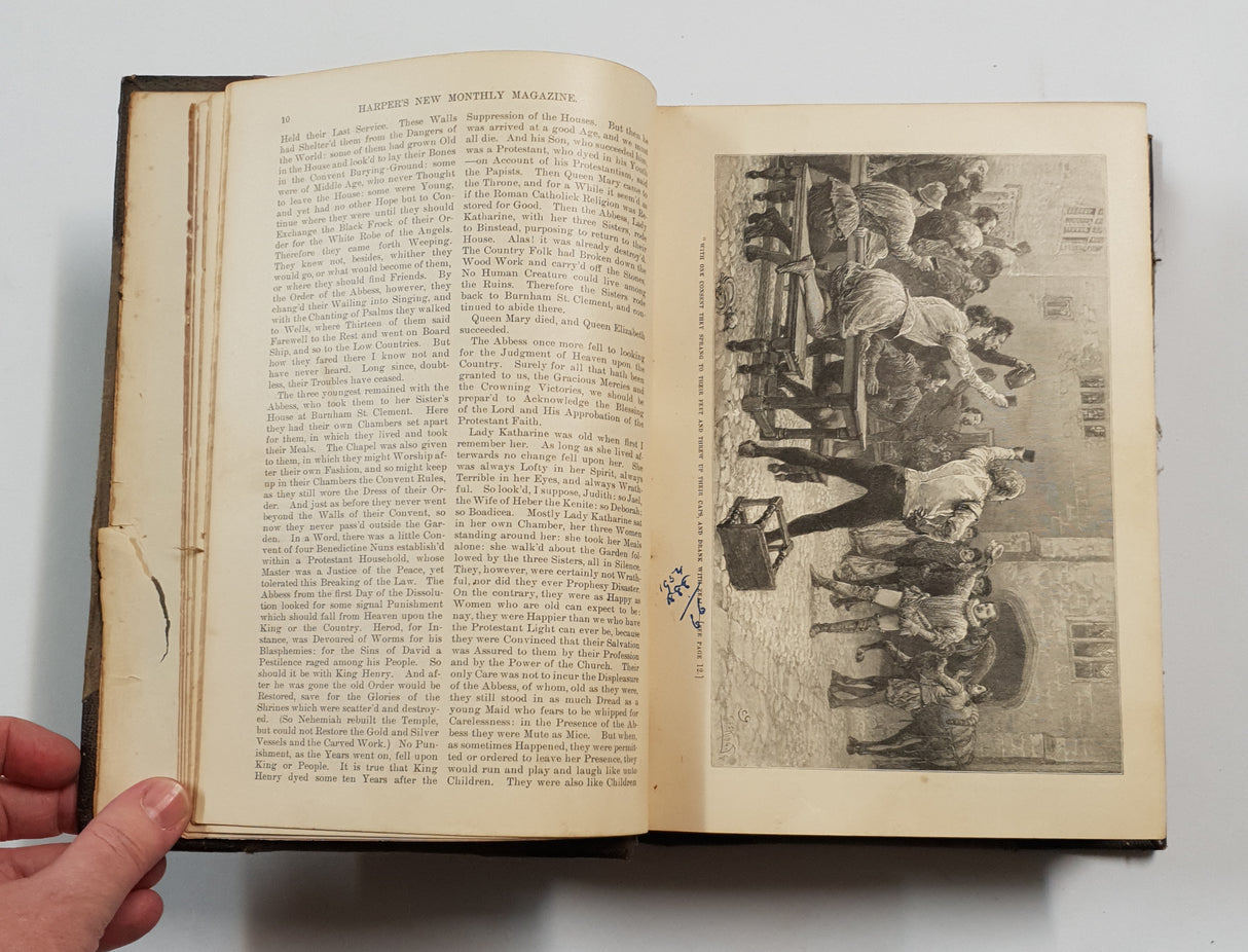 Authentic Antique Book - FH