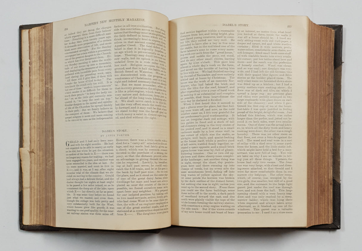 Authentic Antique Book - FH