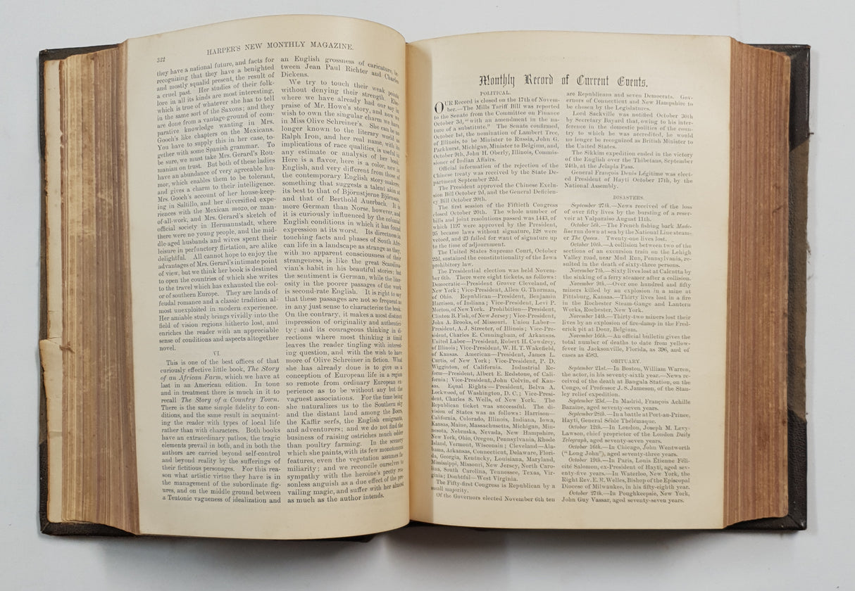 Authentic Antique Book - FH