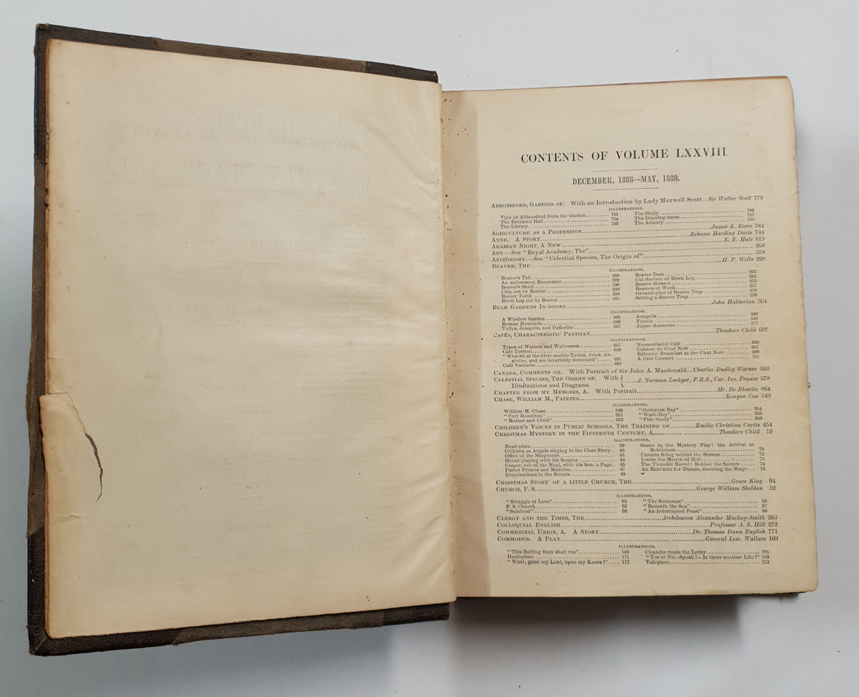 Authentic Antique Book - FH