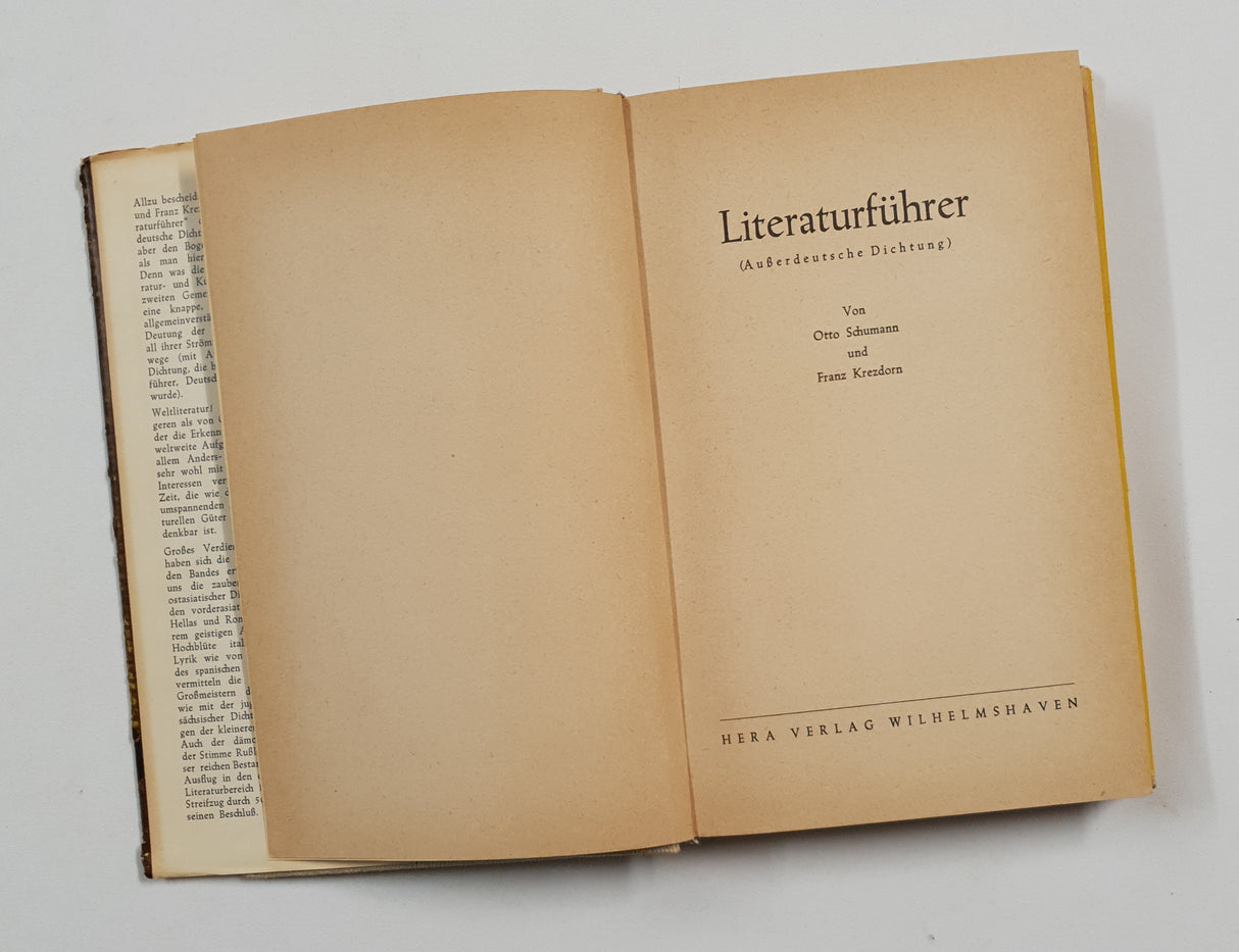 Authentic Vintage German Book - FI