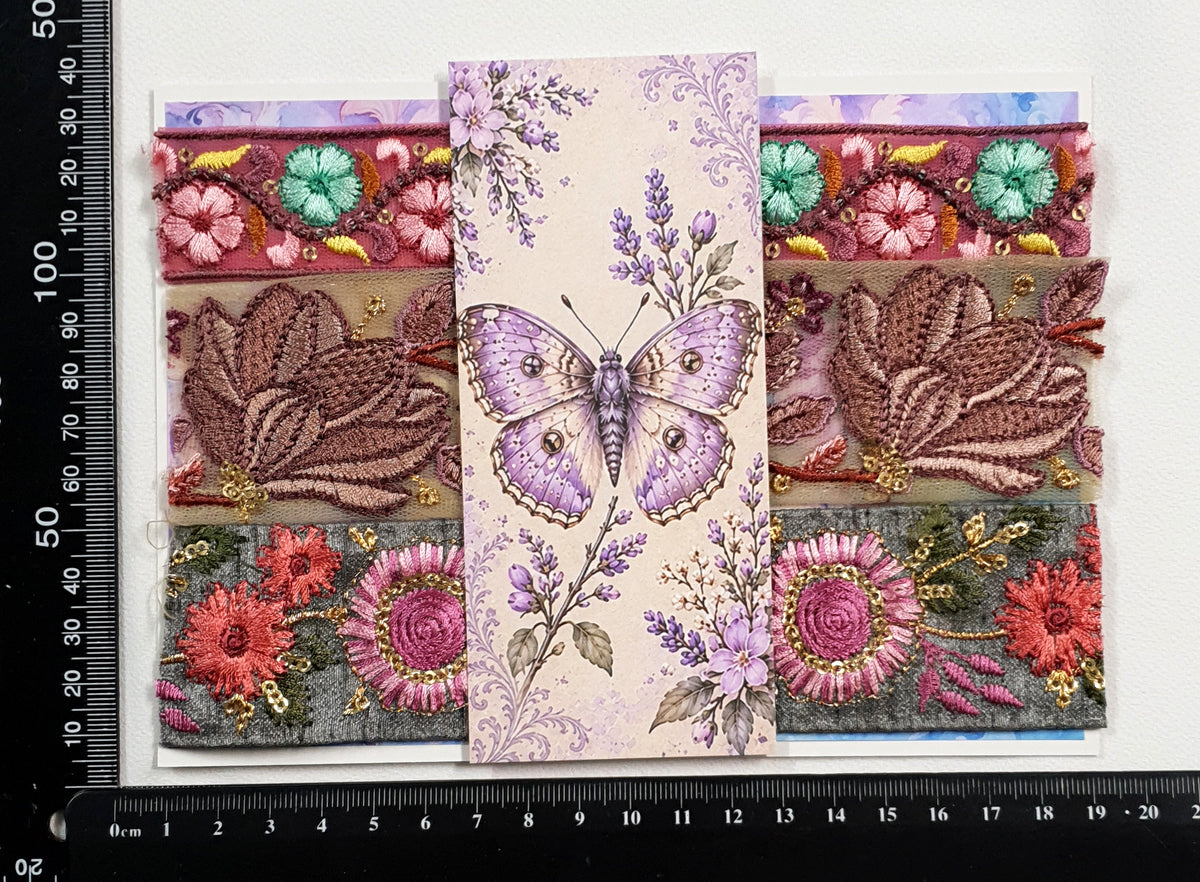 Assorted Embroidered Trim Pack - FJ