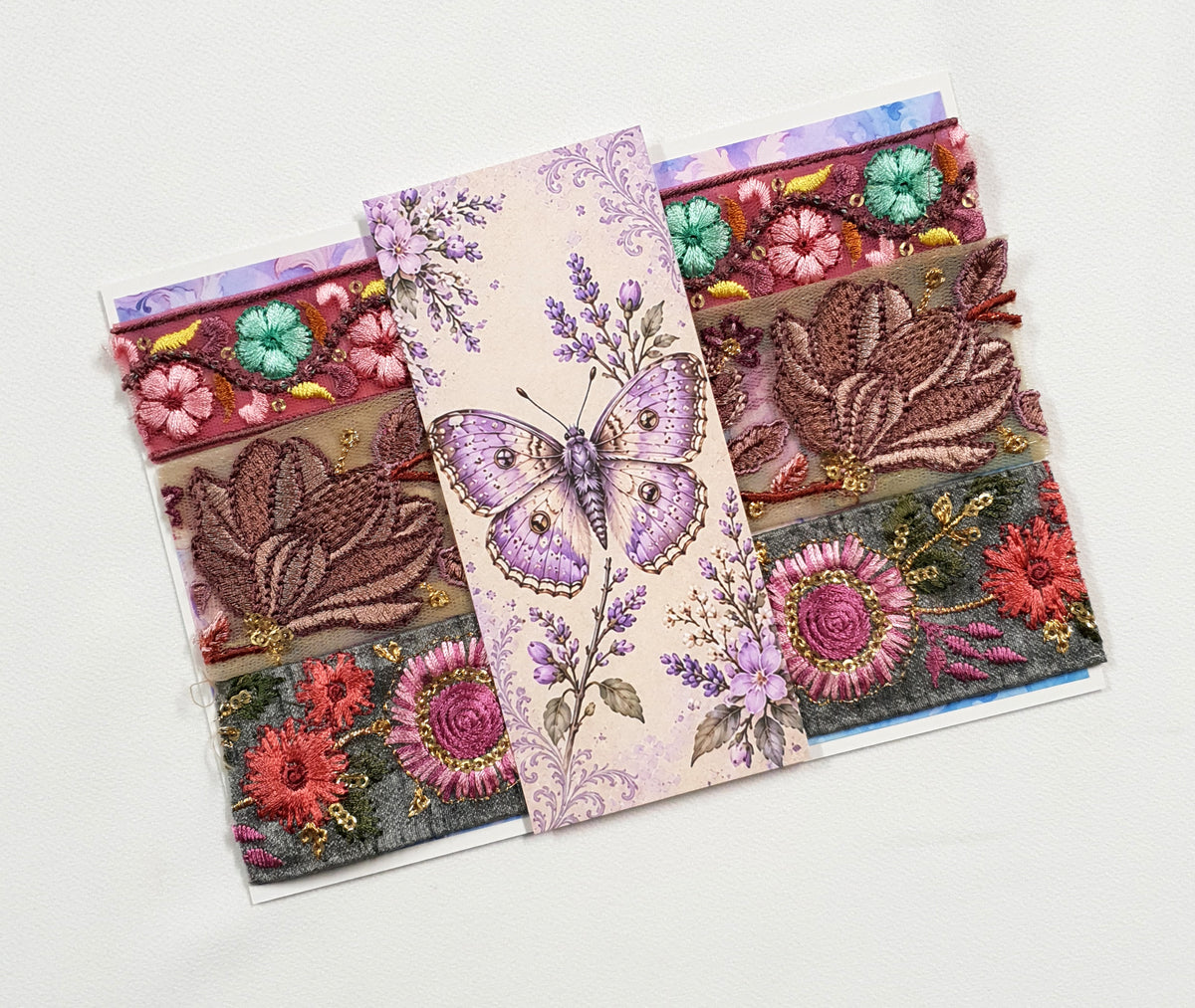 Assorted Embroidered Trim Pack - FJ