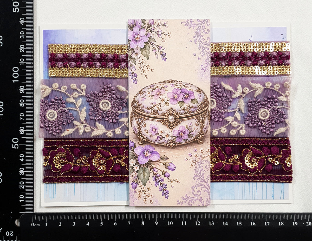 Assorted Embroidered Trim Pack - FL