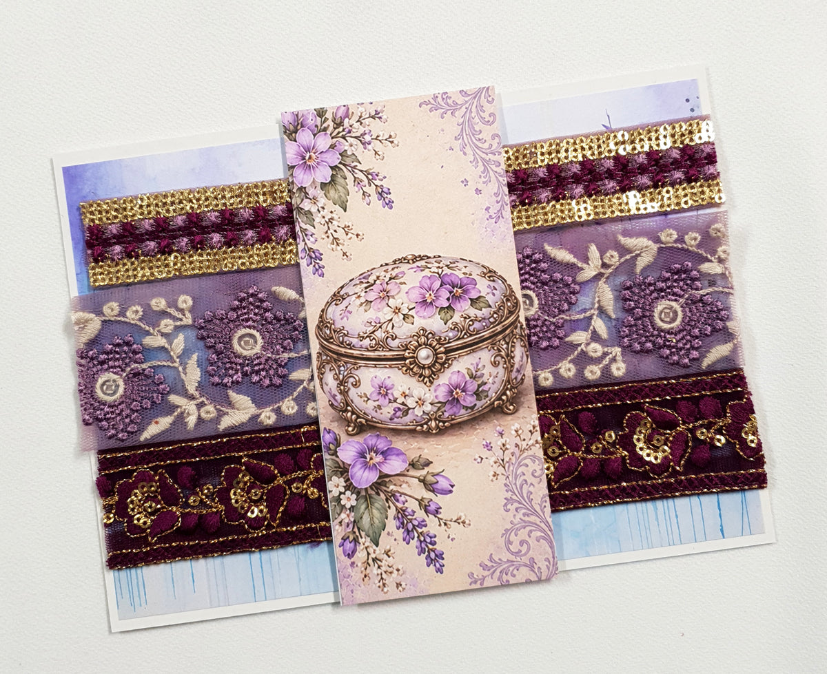 Assorted Embroidered Trim Pack - FL