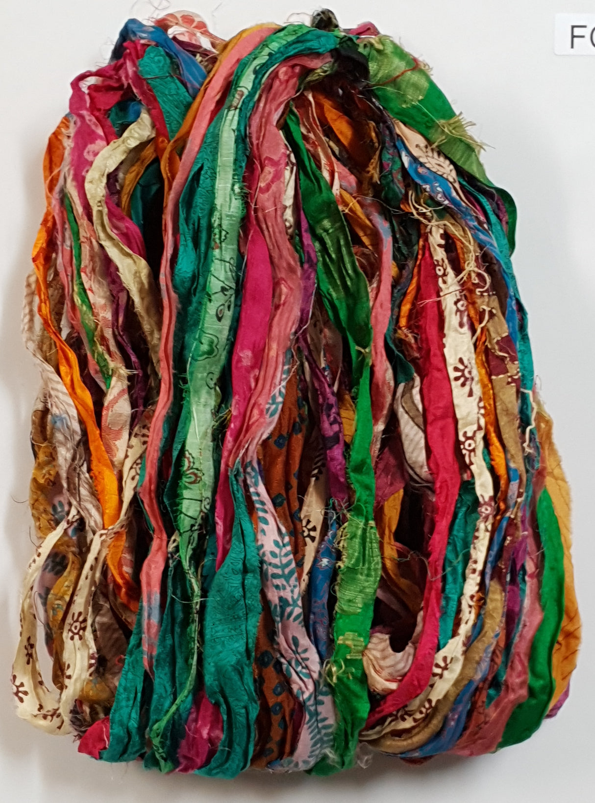 Reclaimed Sari Ribbon Hank - (FQ) - Unique