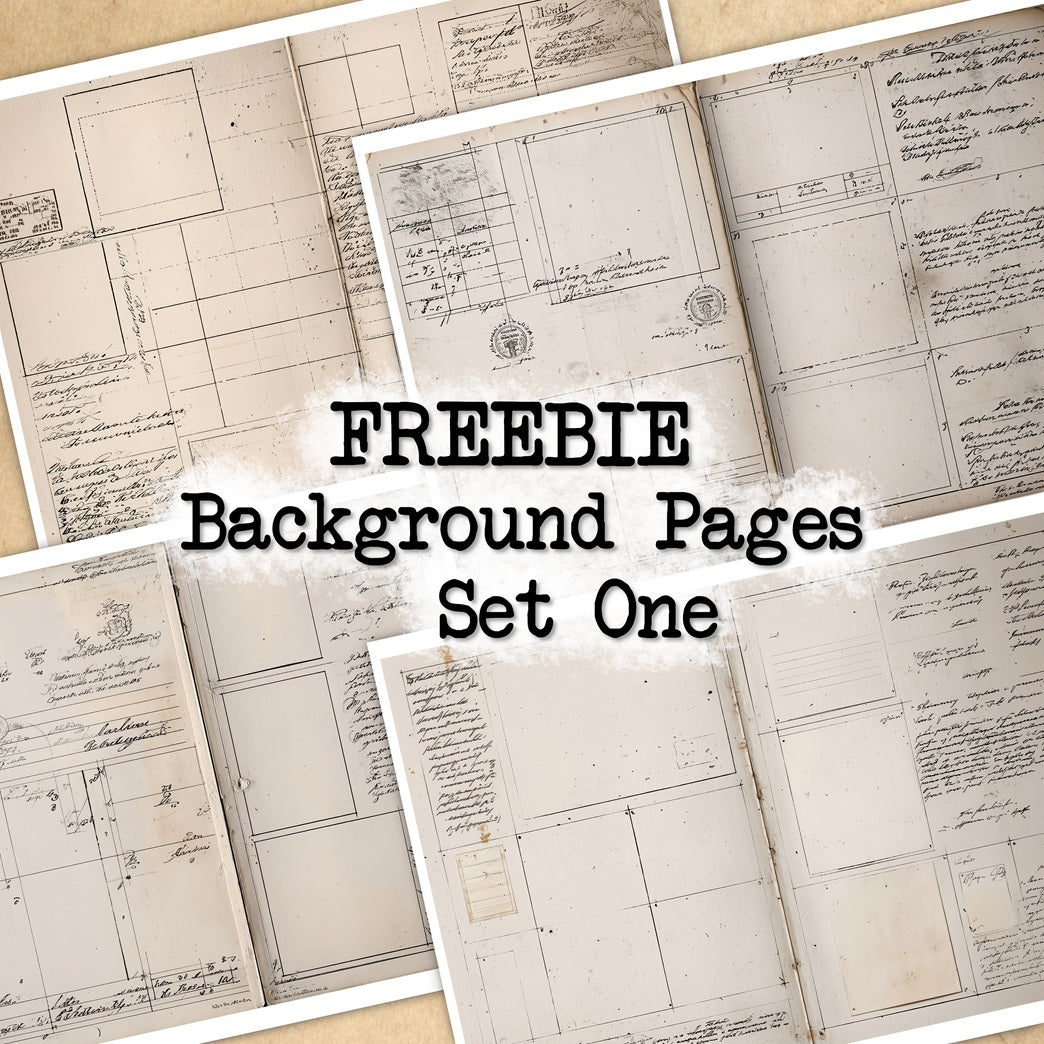 FREEBIE - Background Pages - Set One - DI-10268 - Digital Download