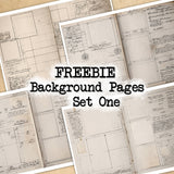 FREEBIE - Background Pages - Set One - DI-10268 - Digital Download