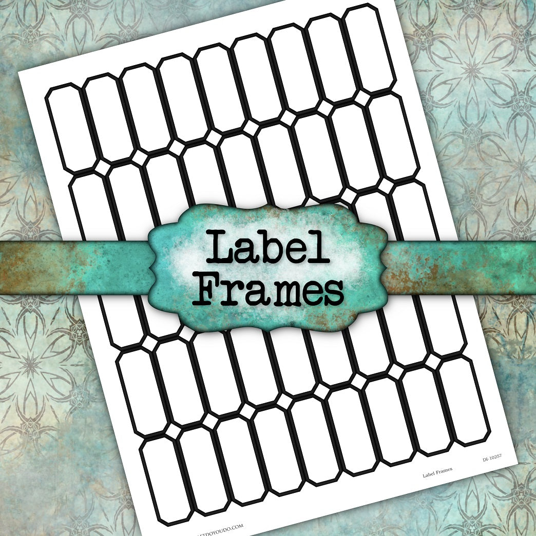 FREEBIE - Label Frames - DI-10257 - Digital Download