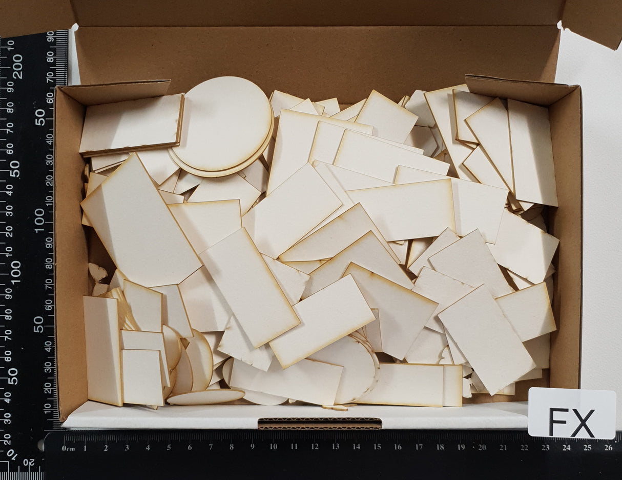 Box of Chipboard Bits & Pieces - FX