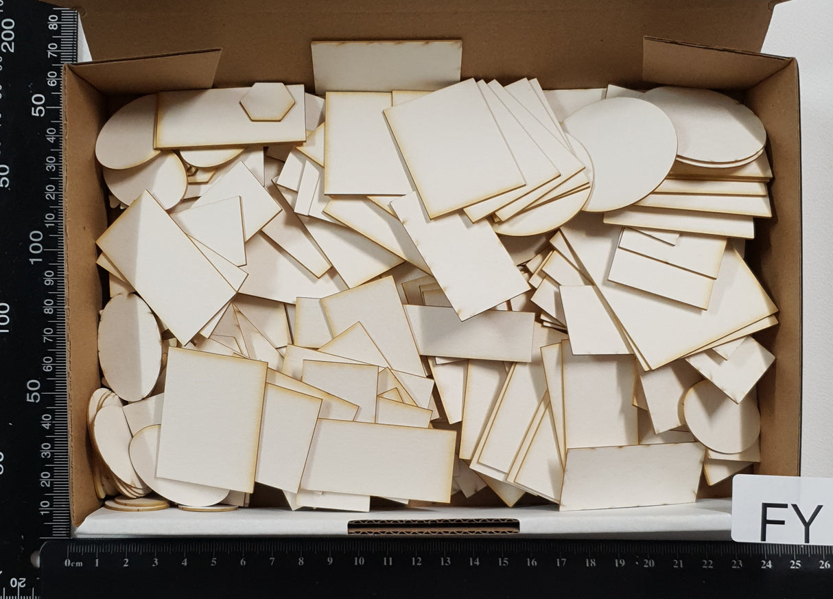 Box of Chipboard Bits & Pieces - FY