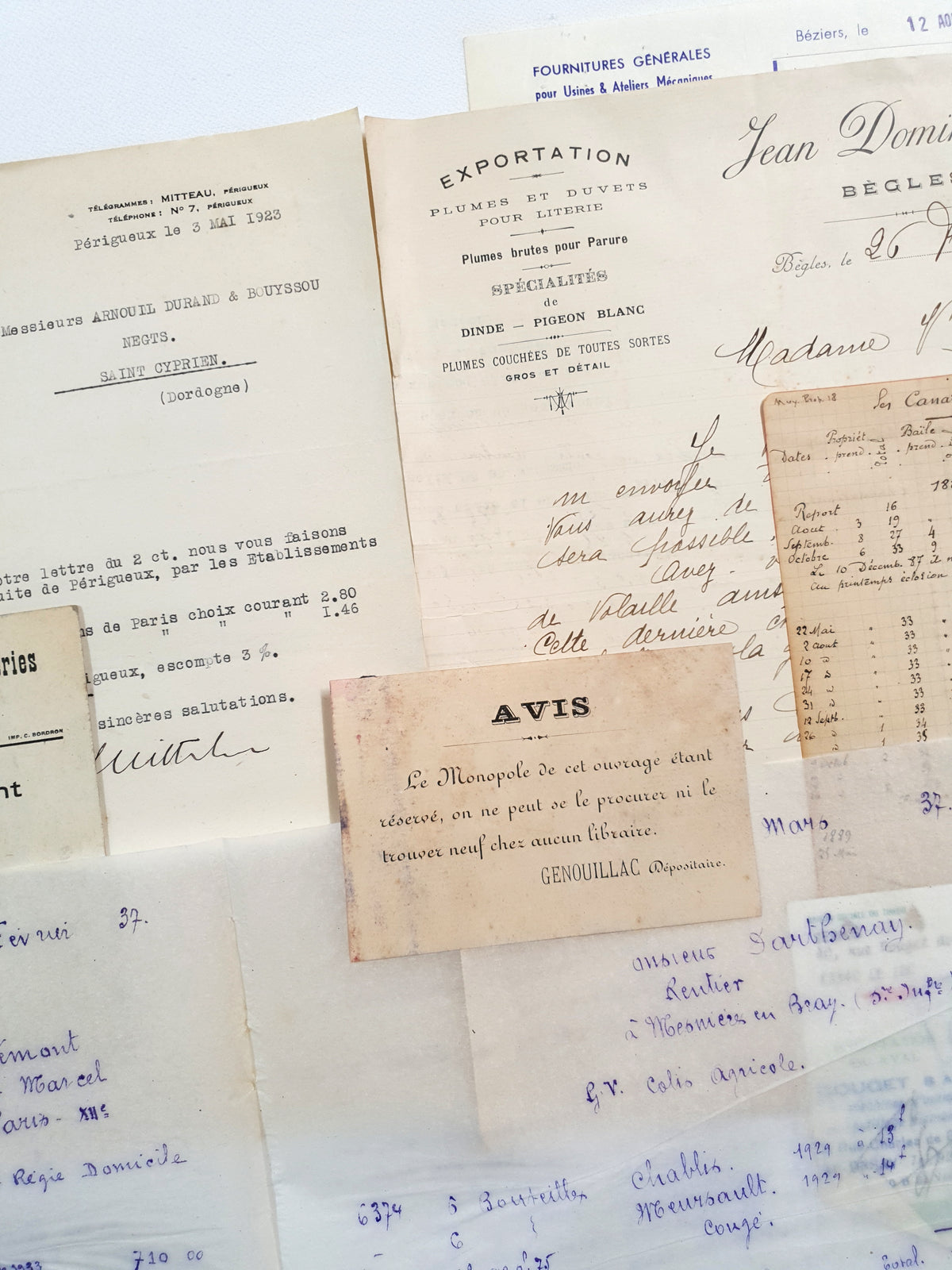 Authentic Vintage/Antique Document Pack - FY