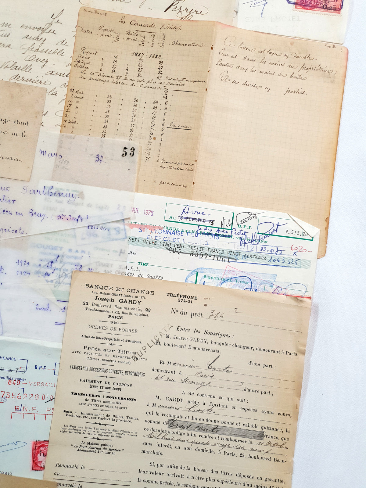 Authentic Vintage/Antique Document Pack - FY