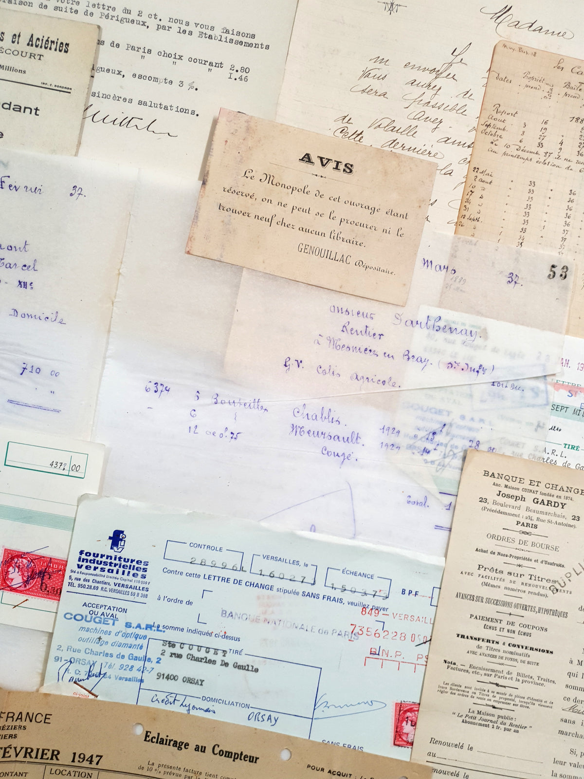 Authentic Vintage/Antique Document Pack - FY
