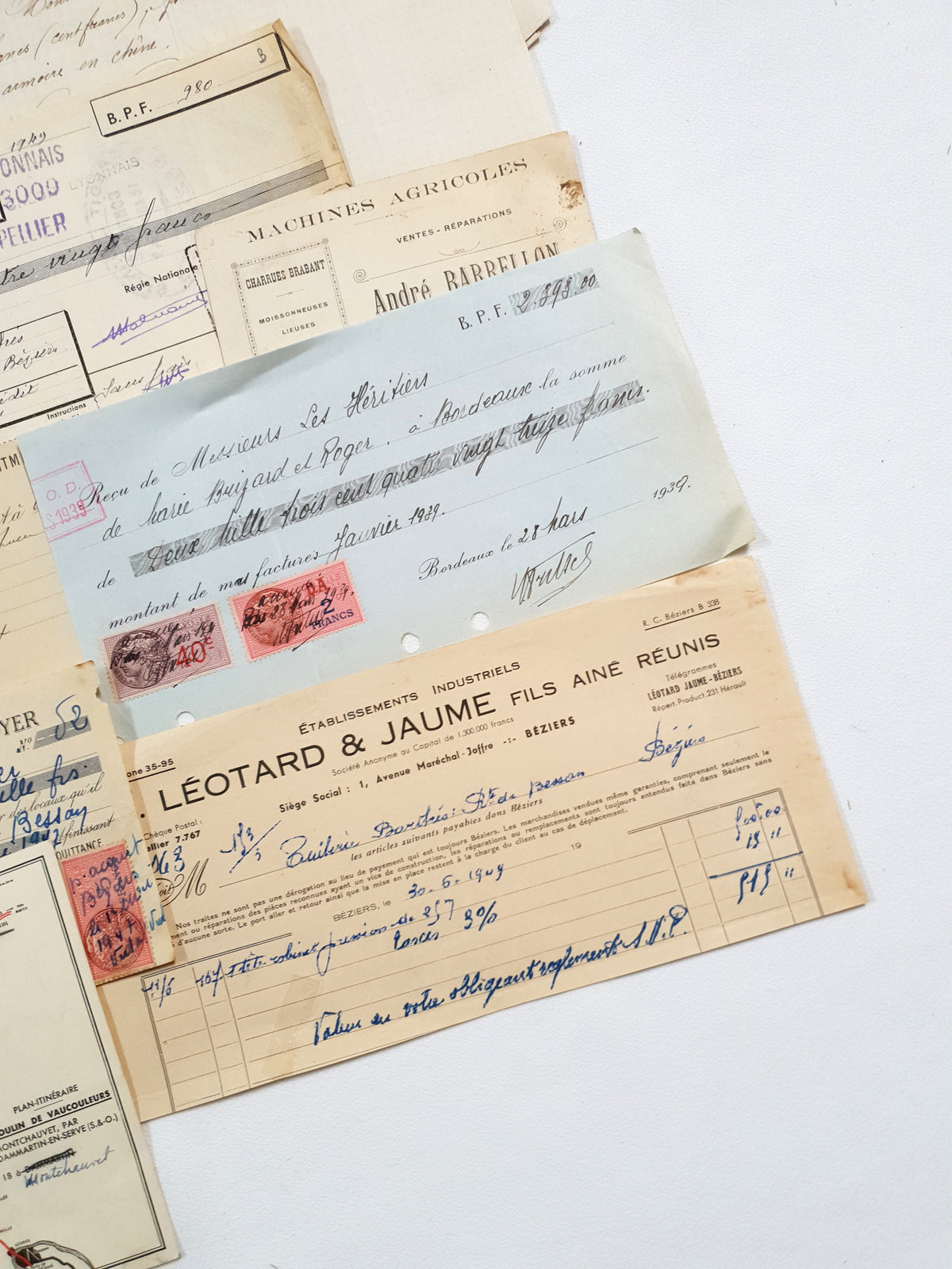 Authentic Vintage/Antique Document Pack - FZ