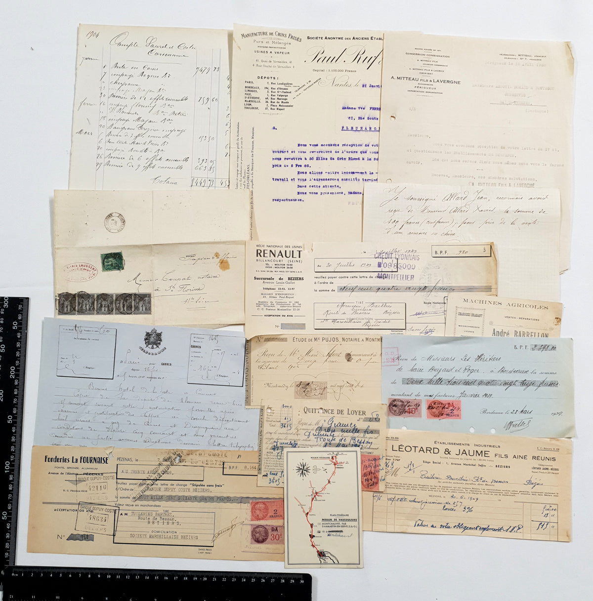 Authentic Vintage/Antique Document Pack - FZ