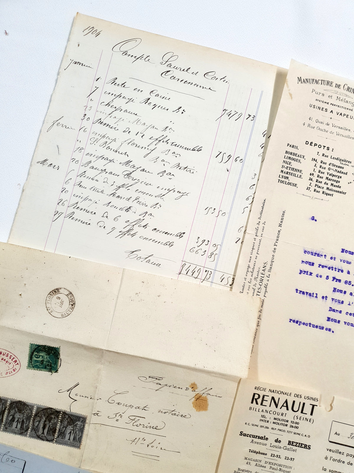 Authentic Vintage/Antique Document Pack - FZ