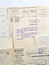 Authentic Vintage/Antique Document Pack - FZ