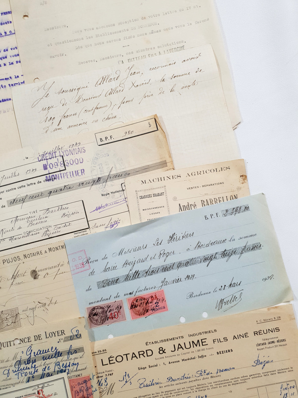 Authentic Vintage/Antique Document Pack - FZ