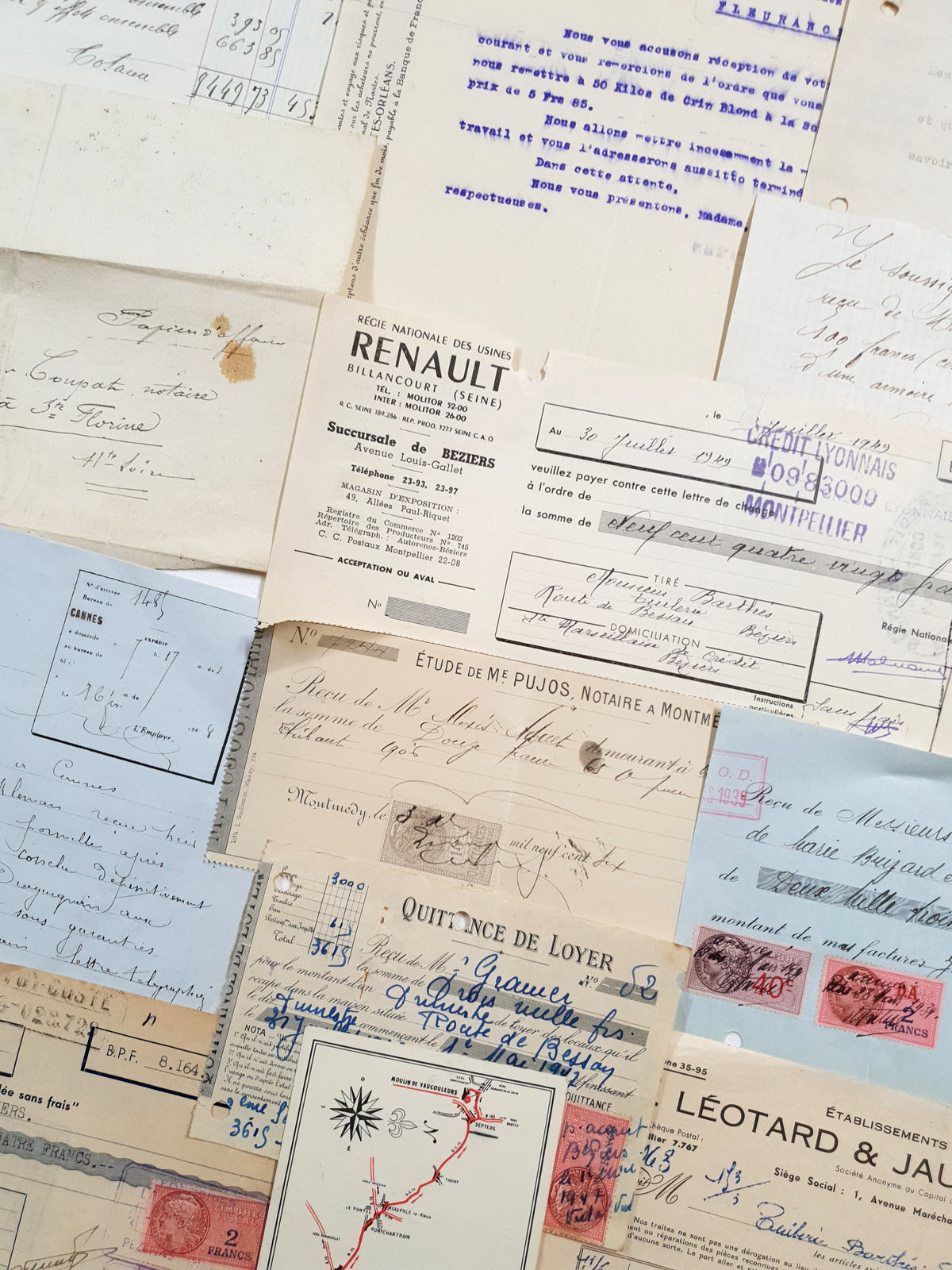 Authentic Vintage/Antique Document Pack - FZ