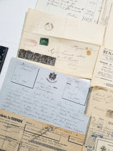 Authentic Vintage/Antique Document Pack - FZ