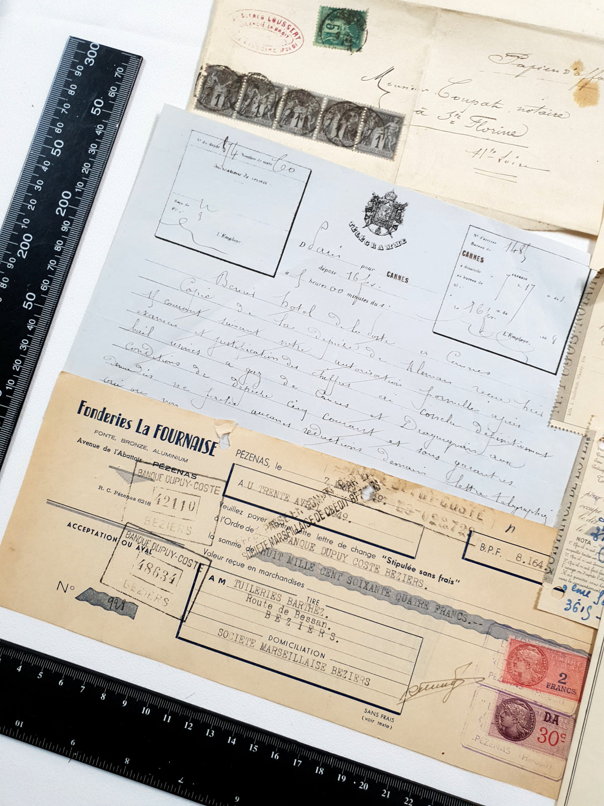 Authentic Vintage/Antique Document Pack - FZ