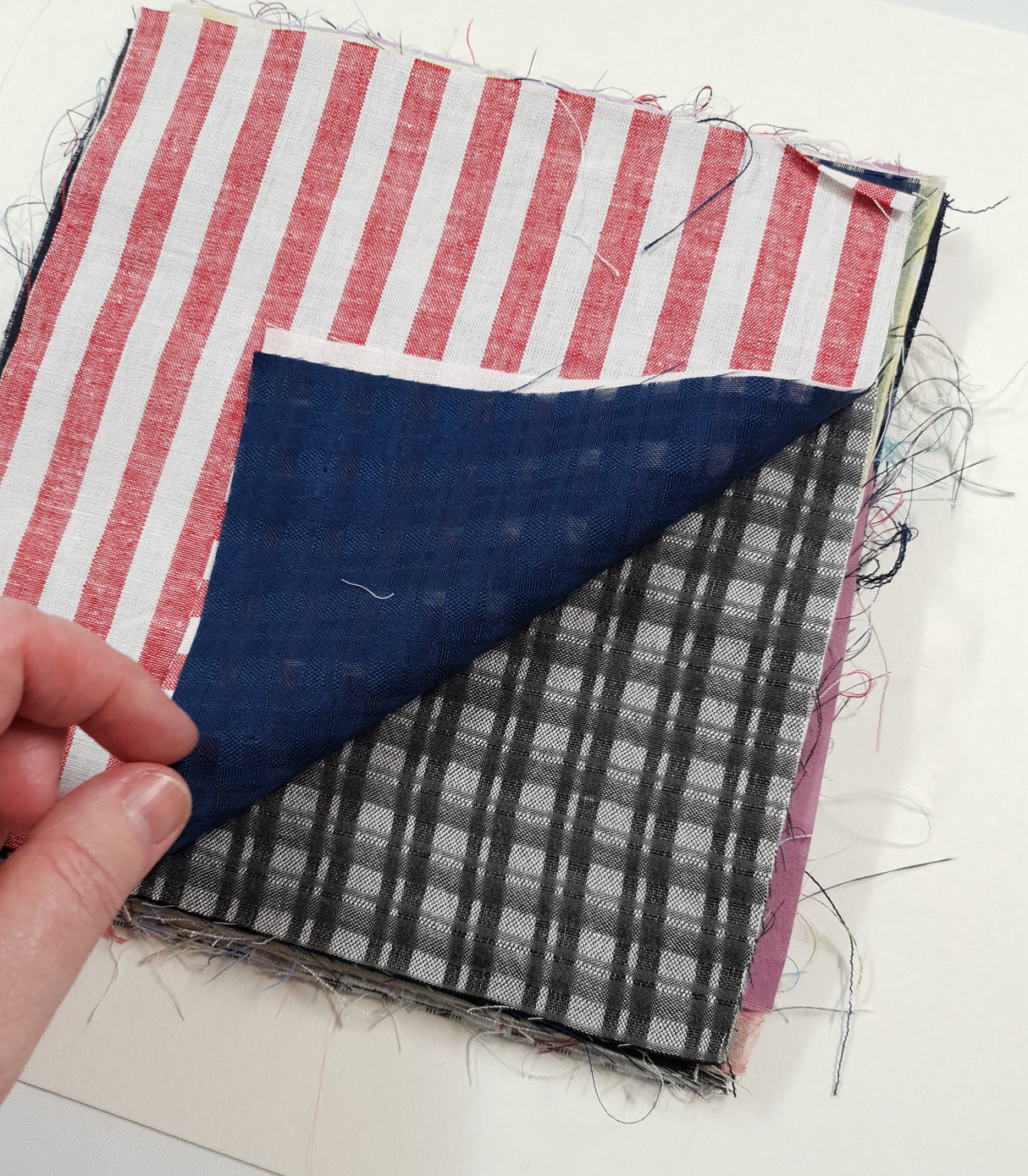 Fabric Squares Pack- Assorted Colours - CA