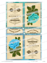 Fabric Cards - Set Five - DI-10269 - Digital Download