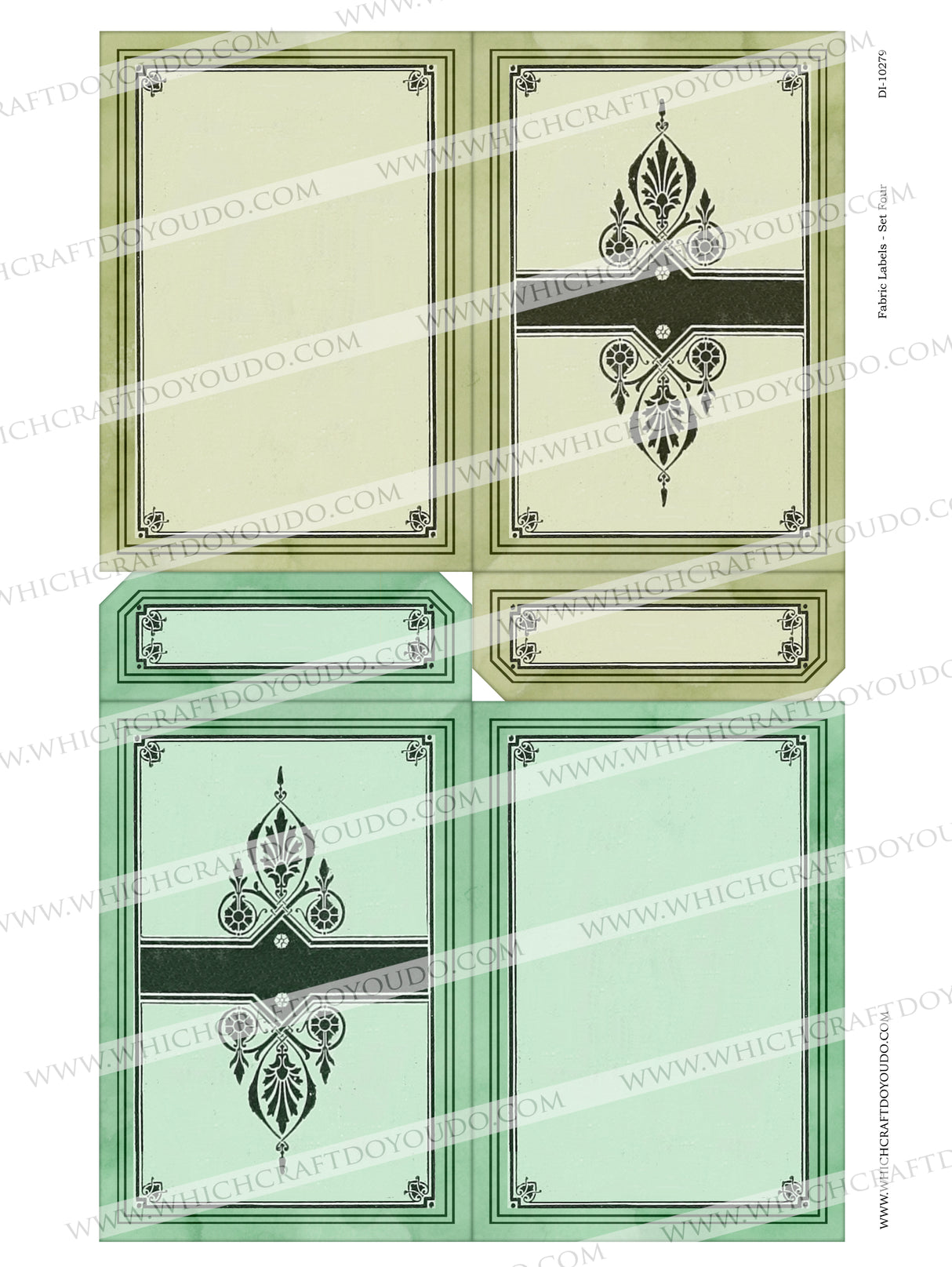 Fabric Labels - Set Four - DI-10279 - Digital Download