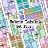 Fabric Labels - Set Four - DI-10279 - Digital Download