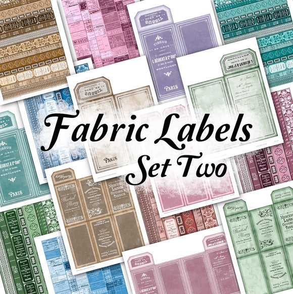 Fabric Labels - Set Two - DI-10145 - Digital Download