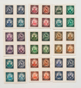 Fabric Postage Stamps