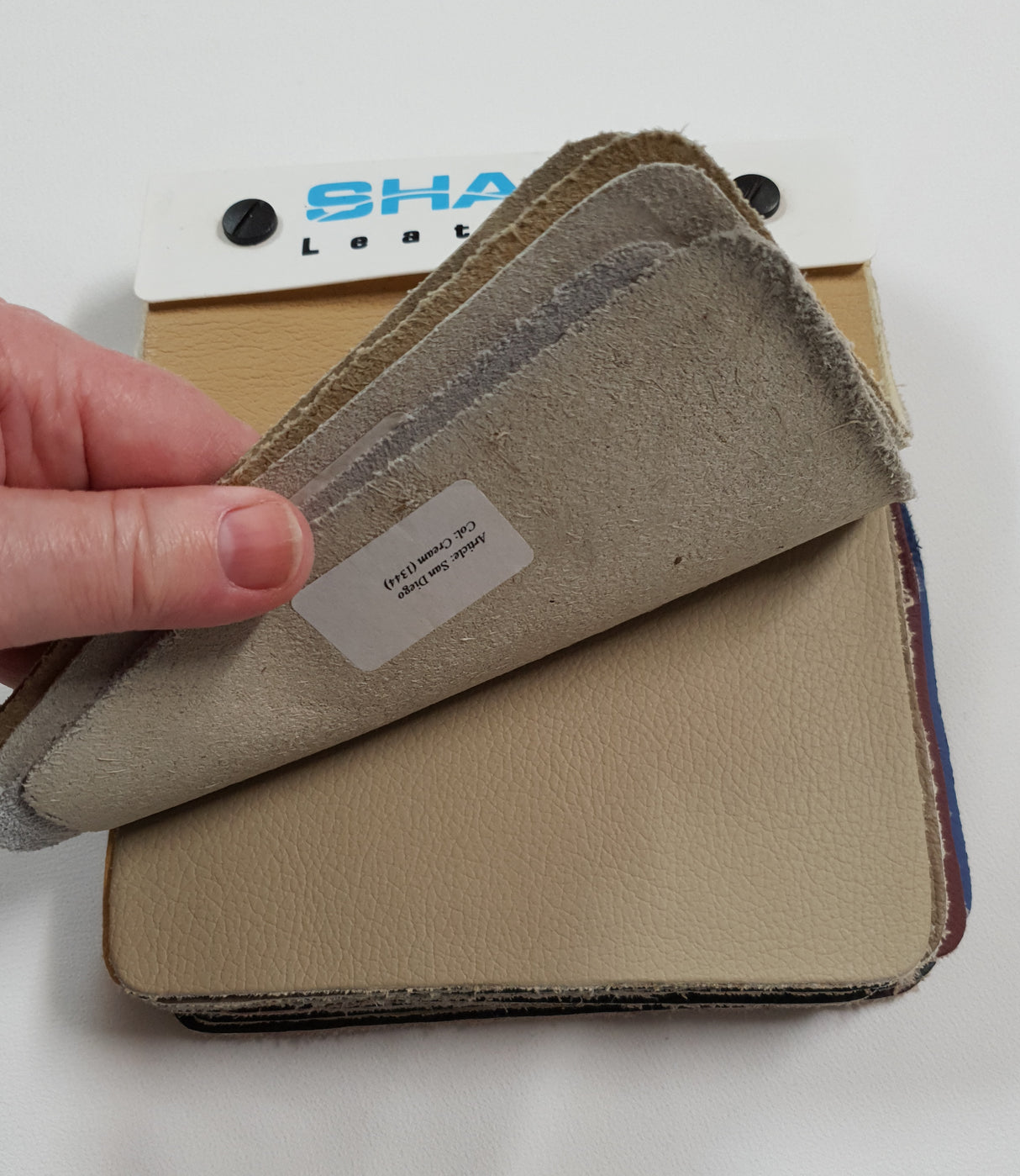 Leather Sample Swatch Book