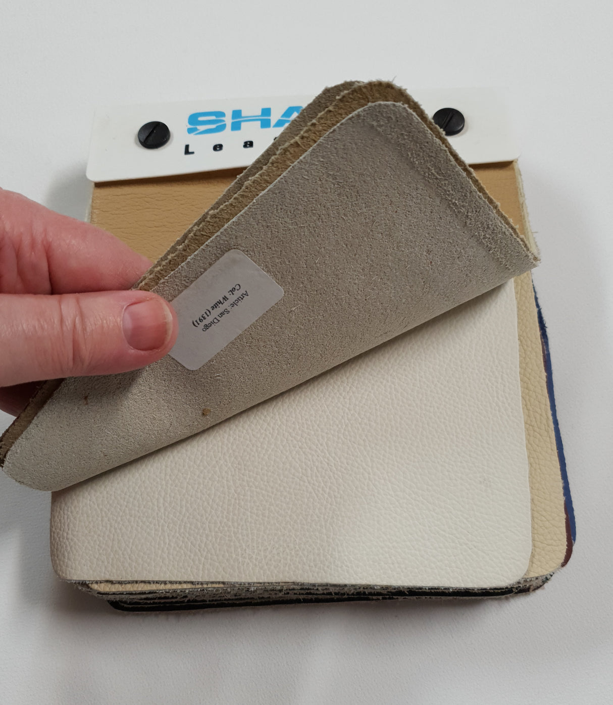 Leather Sample Swatch Book