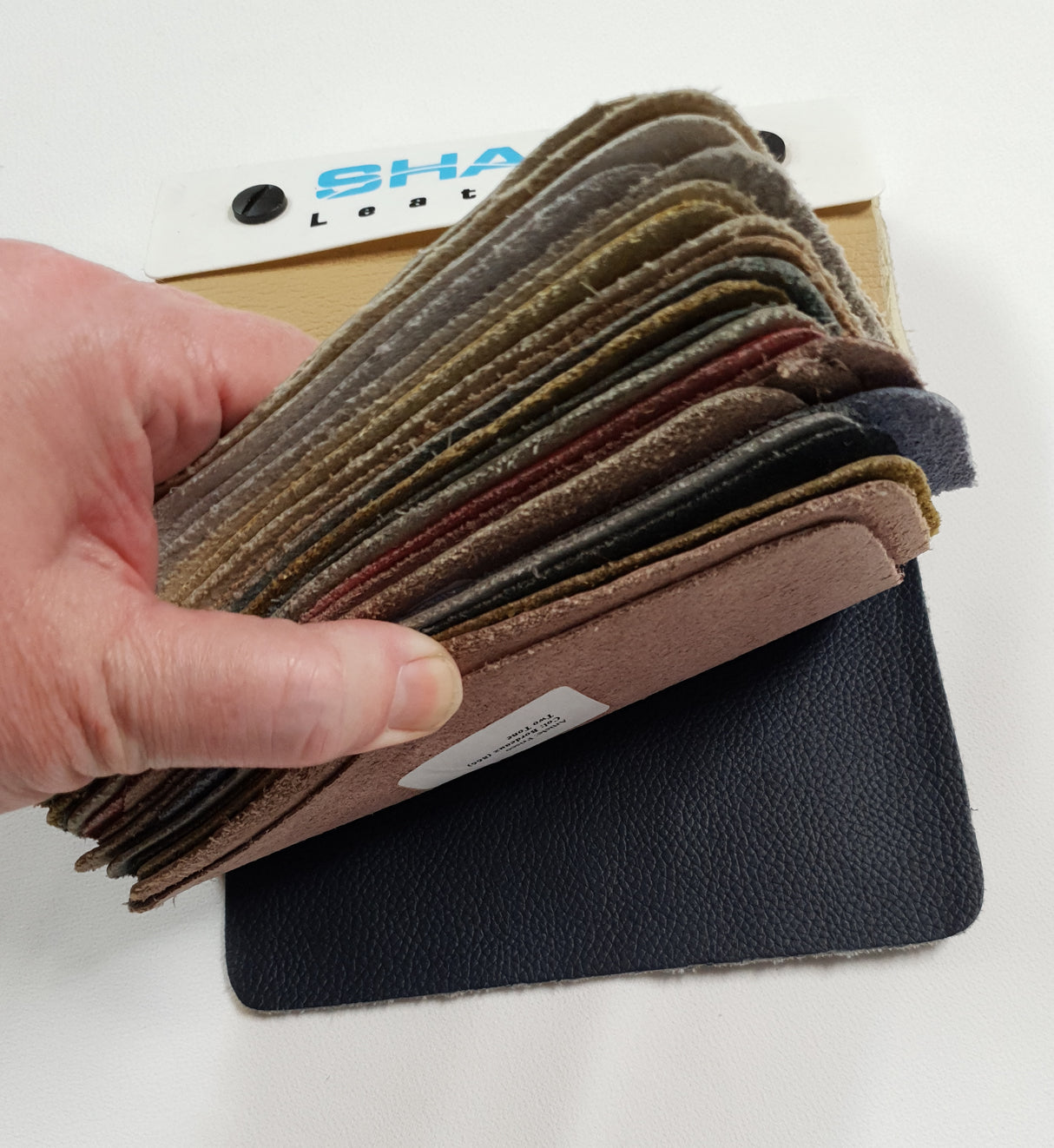 Leather Sample Swatch Book