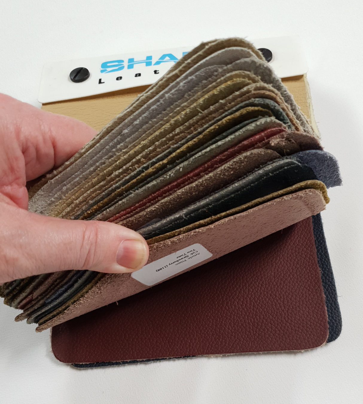 Leather Sample Swatch Book