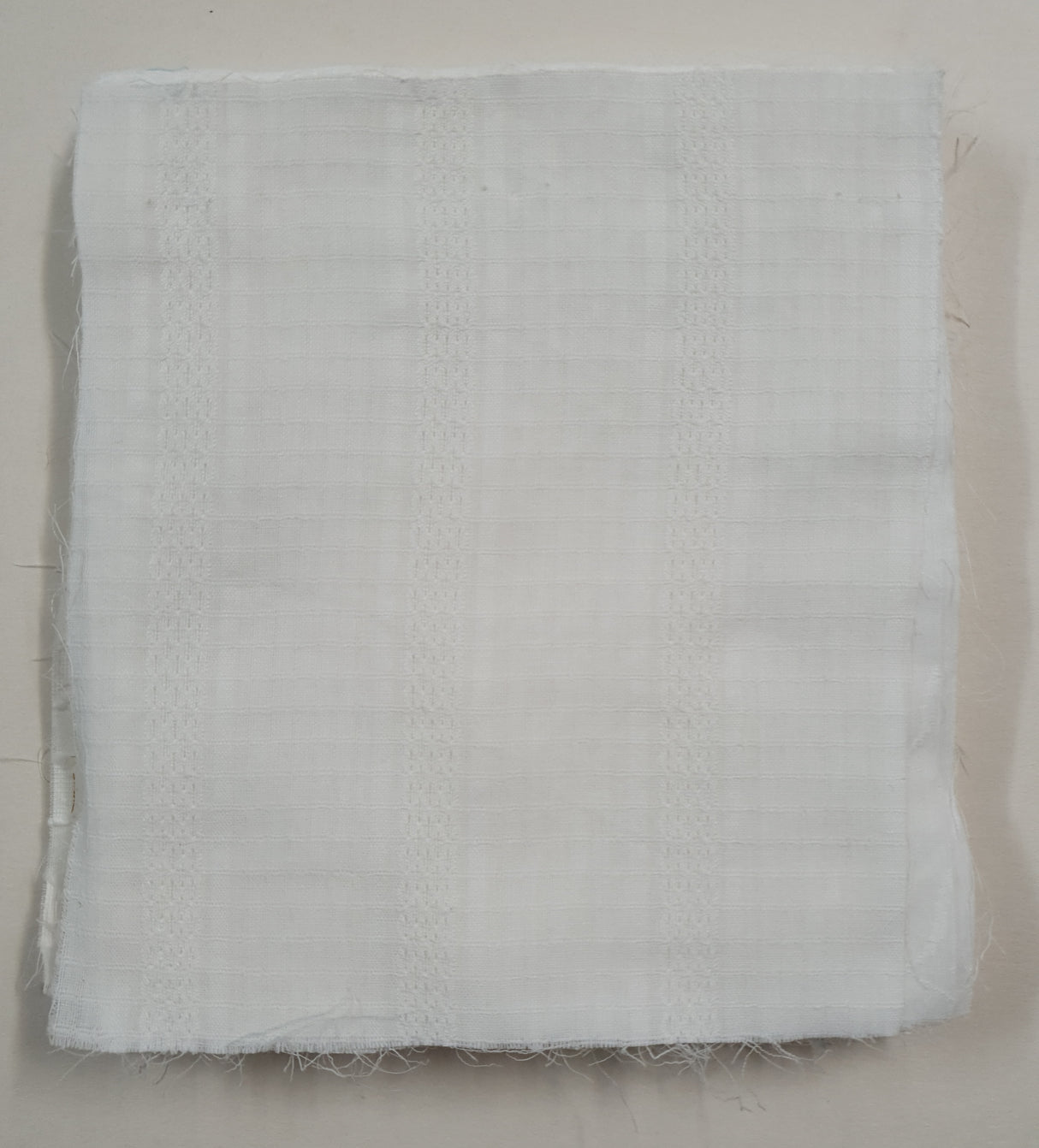Fabric Squares Pack- White Textured - Z