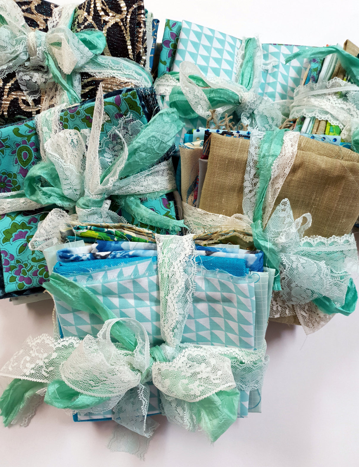 Assorted Fabric Pack - Turquoise Colours