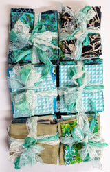 Assorted Fabric Pack - Turquoise Colours