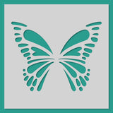 Fairy Wings - A - Stencil - 150mm x 150mm